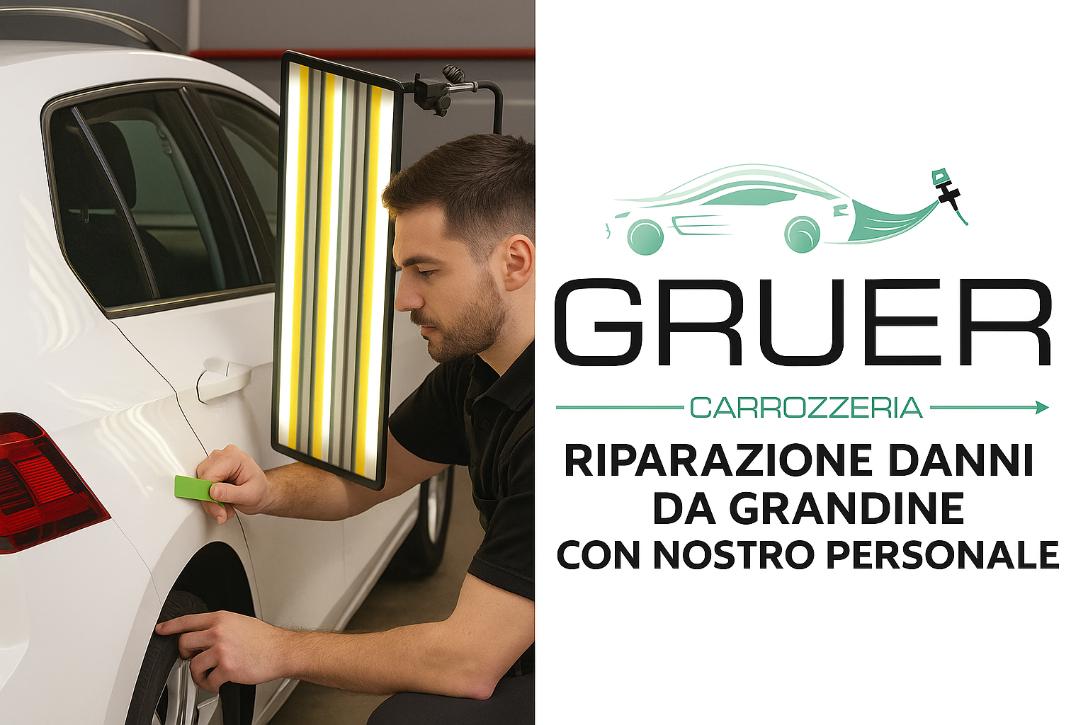 RIPRAZIONE DANNI DA GRANDINE CON NOSTRO PERSONALE