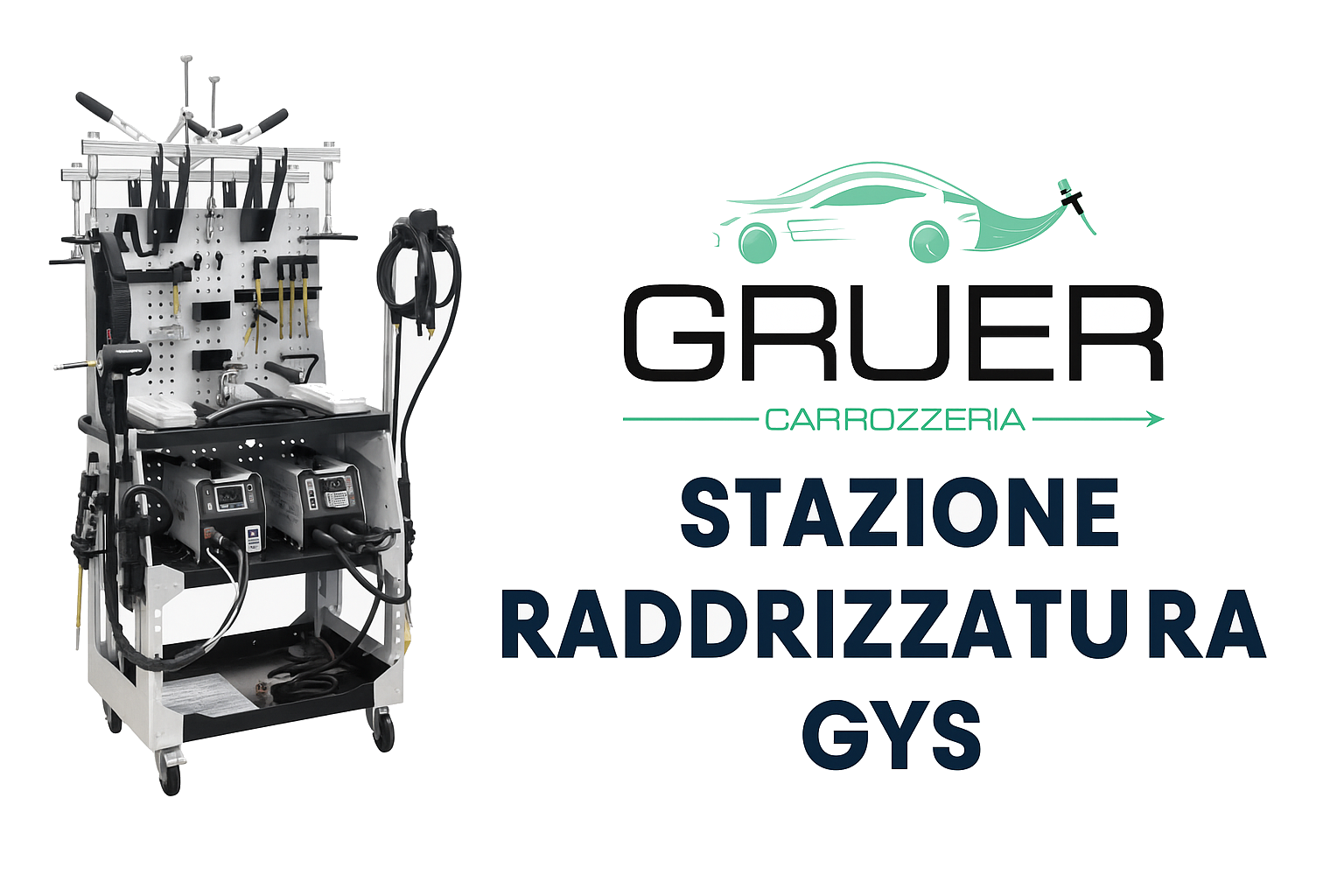 STAZIONE RADDRIZZATURA GYS PER LAMIERE ALLUMINIO O ACCIAIO