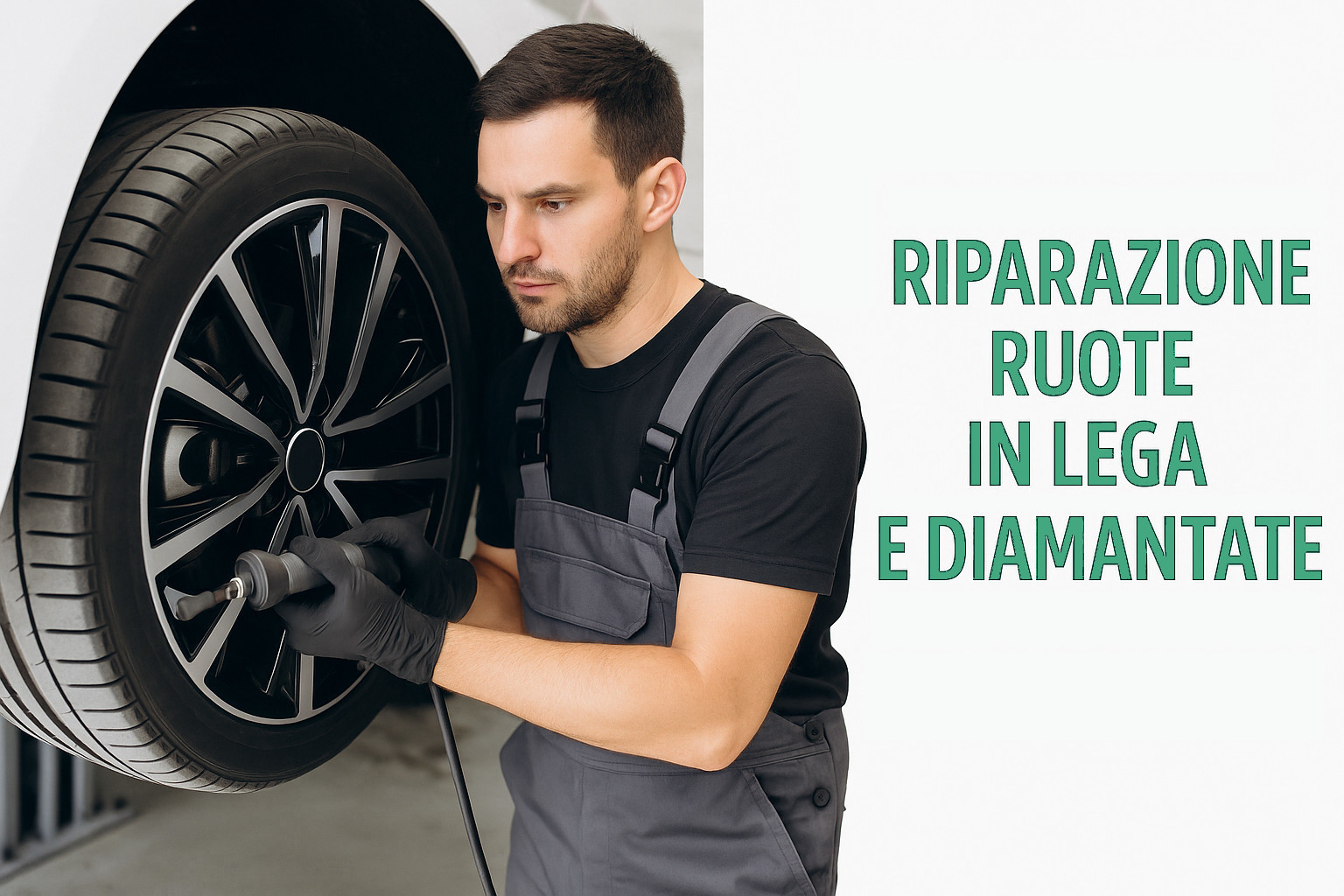 RIPARAZIONE RUOTE IN LEGA, ANCHE DIAMANTATE